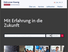 Tablet Screenshot of dkh.ch
